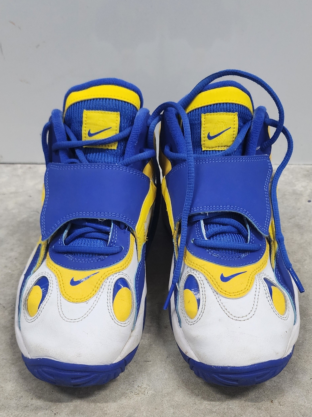 Nike Air Speed Turf DZ4448-100 Colorblock Blue/Yellow/White Sneaker 7Y